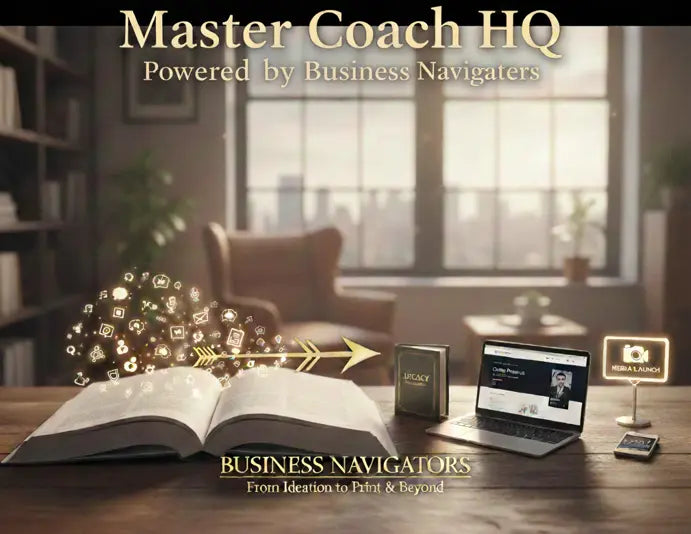 🌟 Business Navigators: From Manuscript to Media - Master Coach HQ