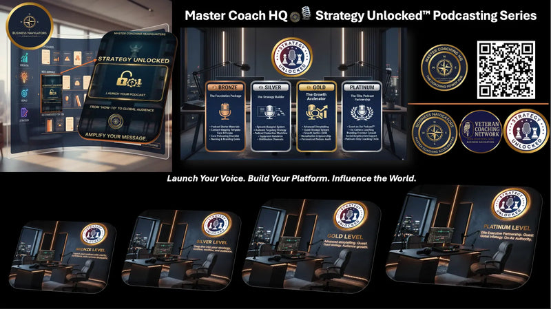 🎙️ Strategy Unlocked™ Podcasting Series - Master Coach HQ