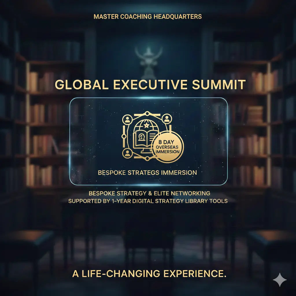 🌍 8-Day Life-Changing Leadership & Strategy Global Executive Summit Master Coach HQ