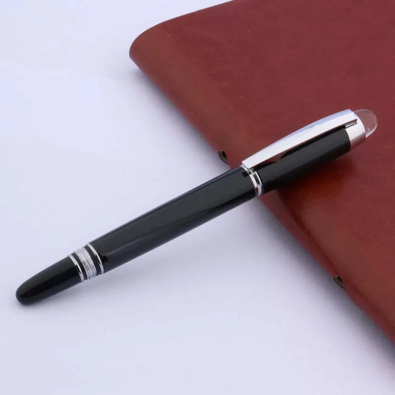 BAOER 79 Metal SILVER piece Trim M wave GIFT Fountain Pen Business Office school supplies Writing Master Coach HQ