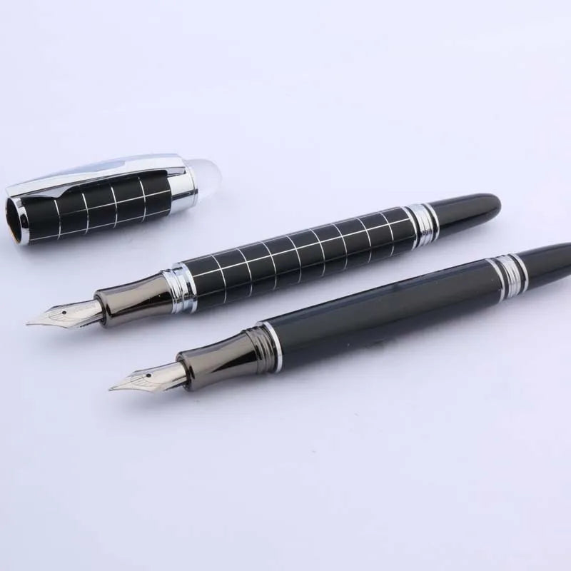 BAOER 79 Metal SILVER piece Trim M wave GIFT Fountain Pen Business Office school supplies Writing Master Coach HQ