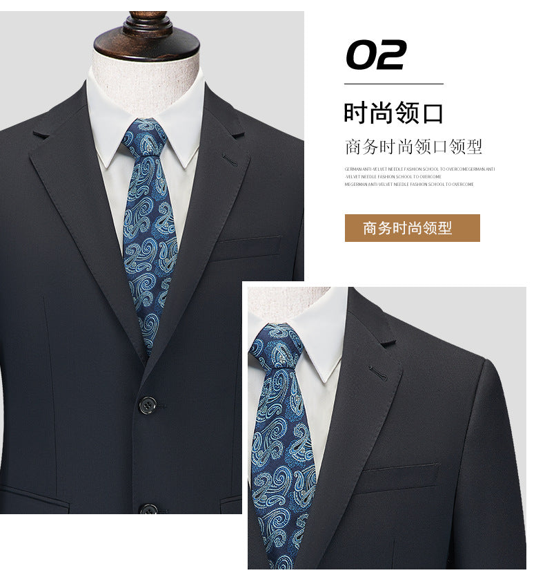 Men's Premium Suit -Business Suit, Professional Formal Wear, Ideal for Work and Weddings,50% Wool,Customizable Fit with 20 Sizes Master Coach HQ