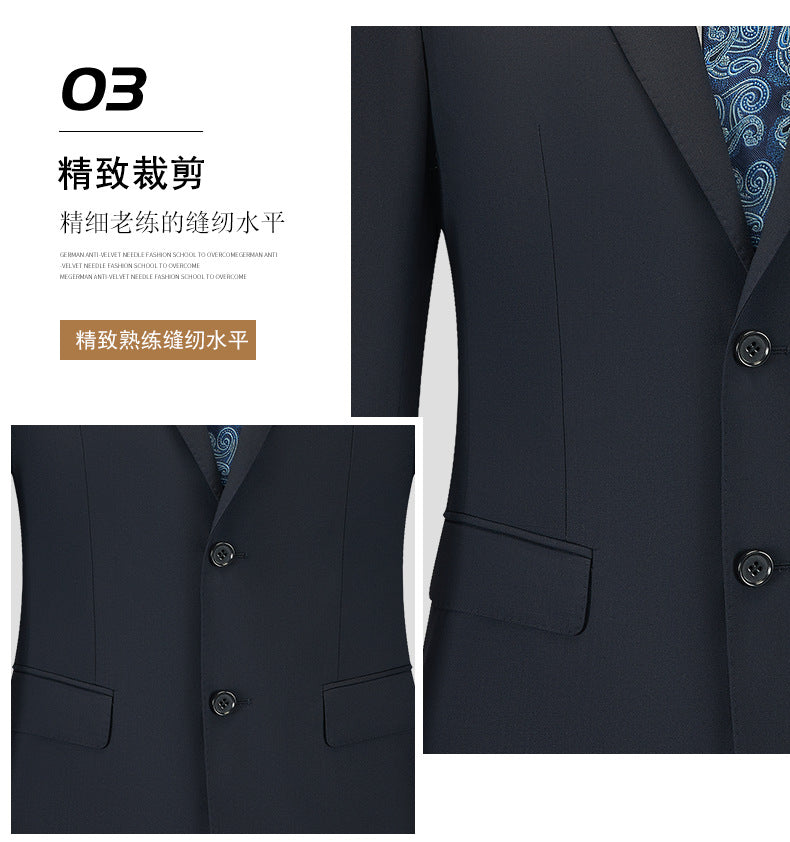 Men's Premium Suit -Business Suit, Professional Formal Wear, Ideal for Work and Weddings,50% Wool,Customizable Fit with 20 Sizes Master Coach HQ