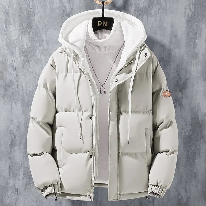Male Coat Windbreaker Jackets For Men Fashion Parkas Autumn Winter Overcoat Men's Casual Jacket Keep Warm Windproof Hombre New Master Coach HQ