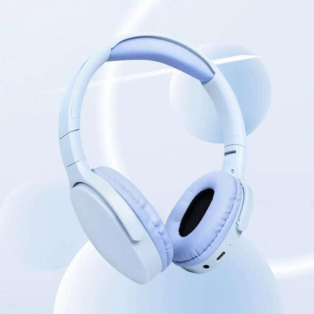Fashionable Bluetooth wireless headphones, over-ear, deep bass, sports stereo, high fidelity, long battery life, universal Master Coach HQ