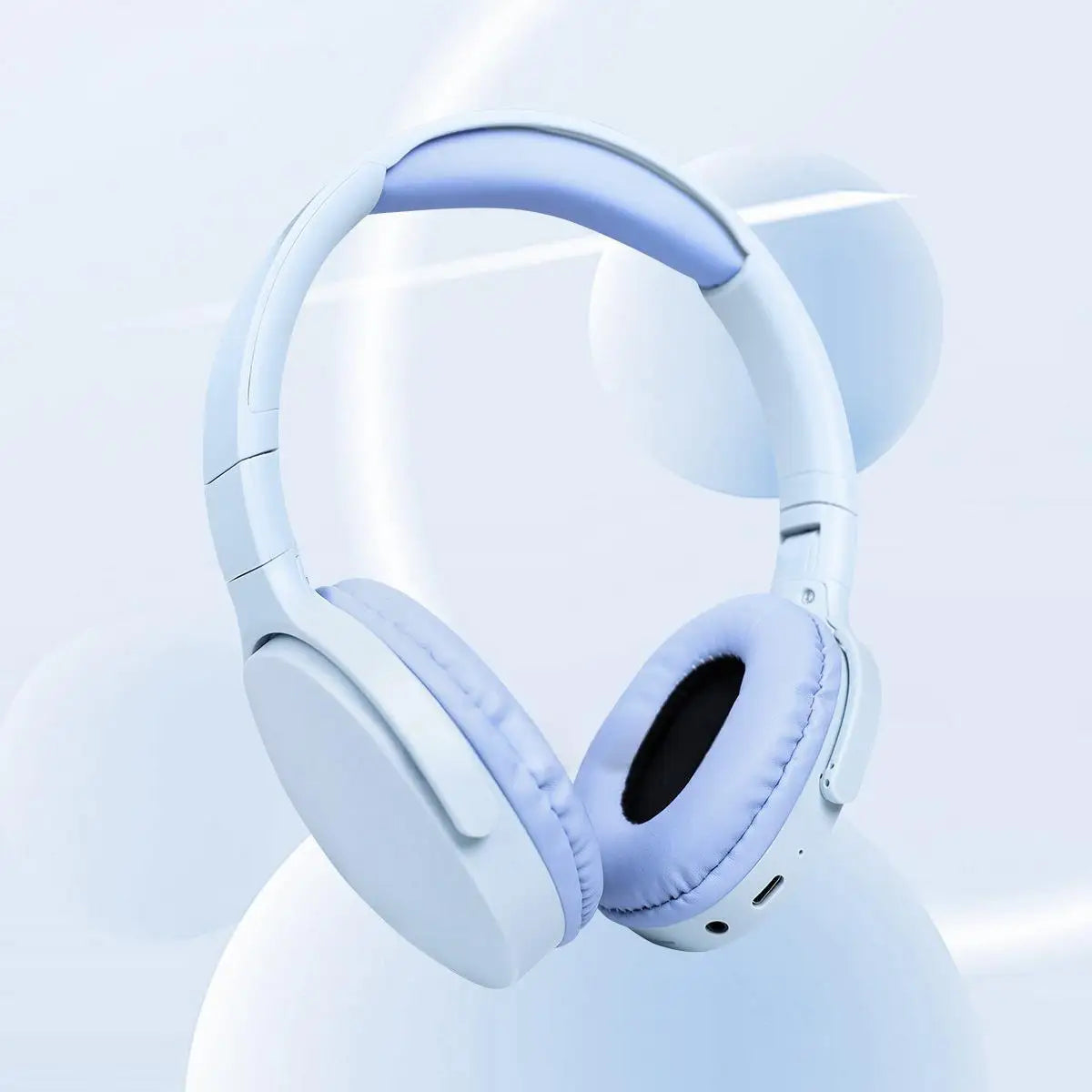 Fashionable Bluetooth wireless headphones, over-ear, deep bass, sports stereo, high fidelity, long battery life, universal Master Coach HQ
