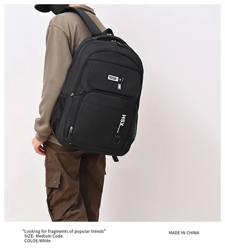 FashionLuxury Brand Man's Backpack High Quality Man's Bags Large Capacity Computer Bag Waterproof School Bags Handbag For Man Master Coach HQ