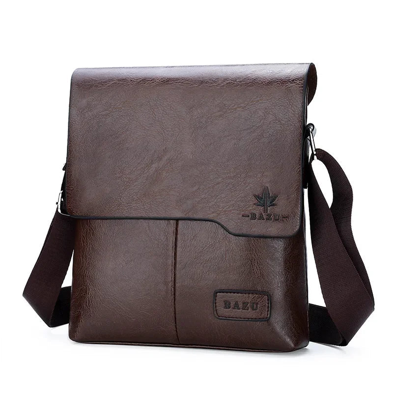 Luxury Brand Vintage Messenger Bags Men Leather Shoulder Bag Male Handbag Brown Black Side Bag Business Crossbody Bag For Men Master Coach HQ