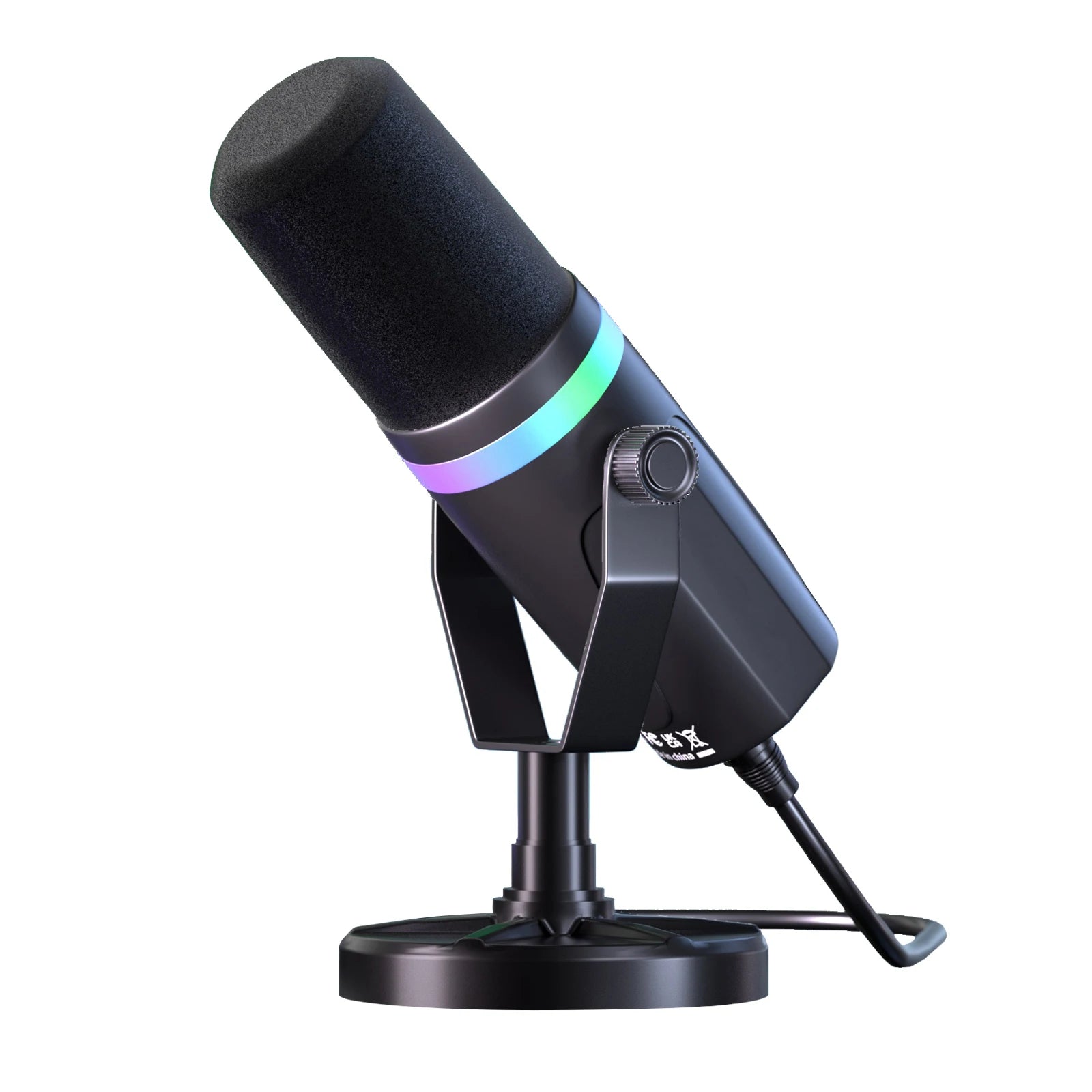 USB/XLR Dynamic Microphone With Built-in Headset Output & Sound Insulation,For Podcasts,Games, Live Broadcast Master Coach HQ