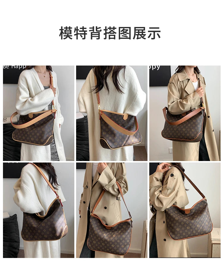 Luxury Brand Women's Messenger Bag Premium Leather Crossbody Shoulder Handbag Elegant Ladies Tote Purse Design Master Coach HQ