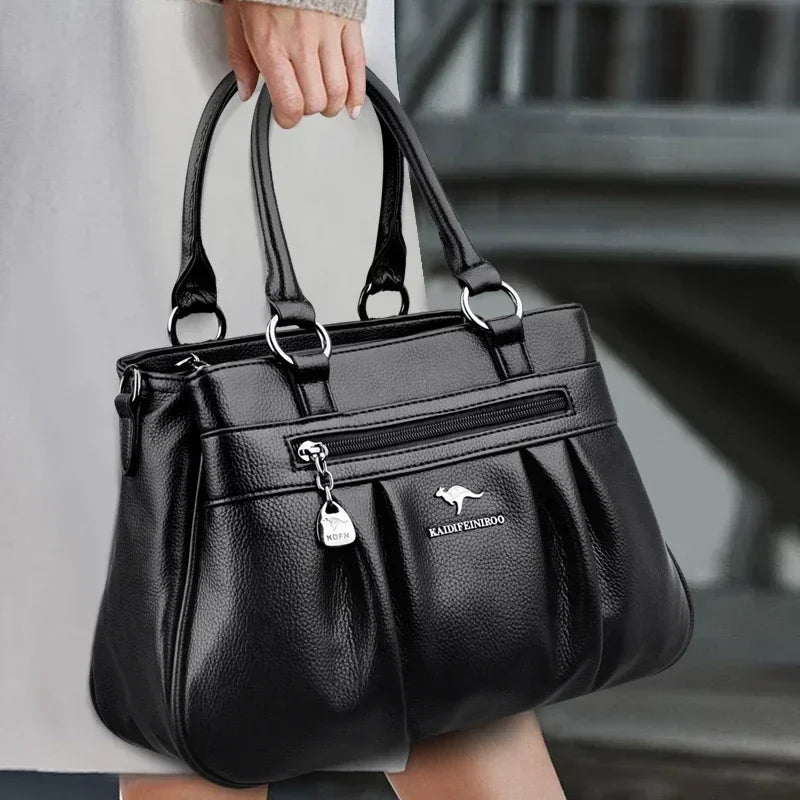 Luxury Handbags Women Bags Designer 3 Layers Leather Hand Bags Big Capacity Tote Bag for Women Vintage Top-handle Shoulder Bags Master Coach HQ