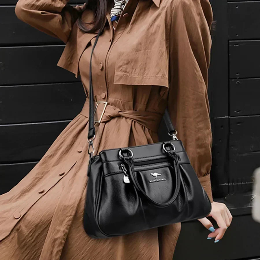 Luxury Handbags Women Bags Designer 3 Layers Leather Hand Bags Big Capacity Tote Bag for Women Vintage Top-handle Shoulder Bags Master Coach HQ