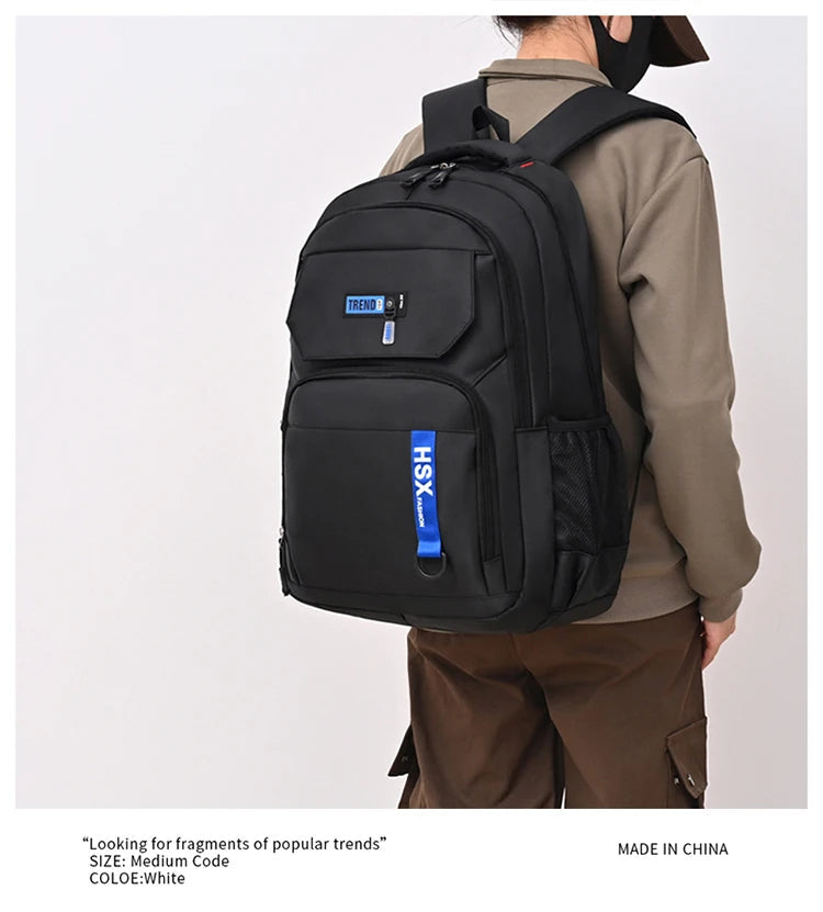 FashionLuxury Brand Man's Backpack High Quality Man's Bags Large Capacity Computer Bag Waterproof School Bags Handbag For Man Master Coach HQ