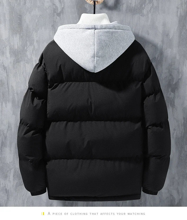 Male Coat Windbreaker Jackets For Men Fashion Parkas Autumn Winter Overcoat Men's Casual Jacket Keep Warm Windproof Hombre New Master Coach HQ