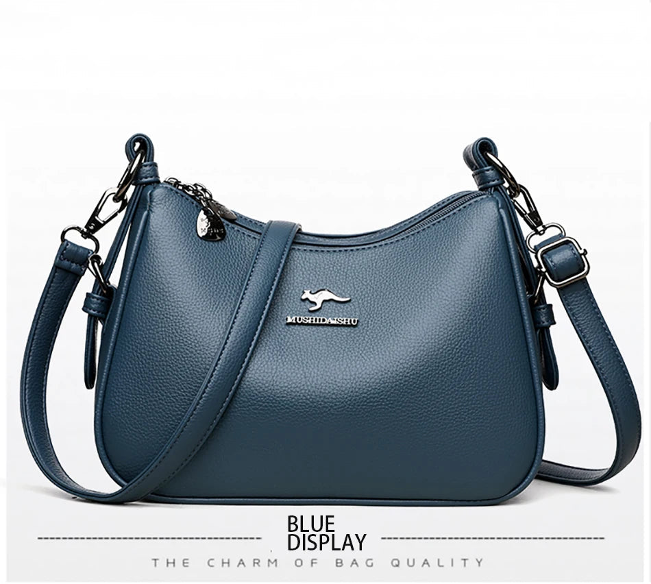 Luxury Designer Ladies Handbags New High Quality Leather Shoulder Bag For Women Female Retro And Minimalist Crossbody Bags Purse Master Coach HQ