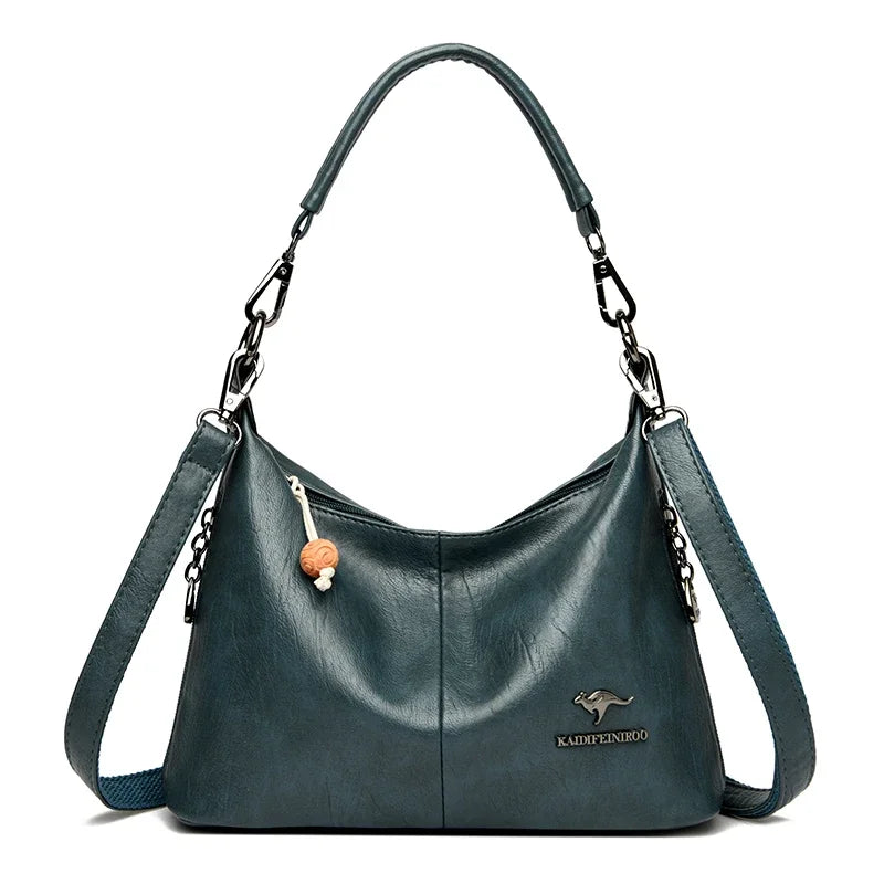 Luxury Handbags Women Bags Designer High-quality Leather Shoulder Bags for Women 2024 Casual Solid Color Purse and Handbags Sac Master Coach HQ