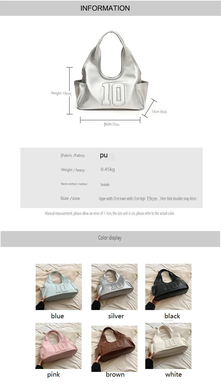 Luxury Women Bag 2025 New Armpit Handbags Women Shoulder Hobos Purse Top-Handle Bag Punk Cool Girls Shopping Packs Large Bolsas Master Coach HQ