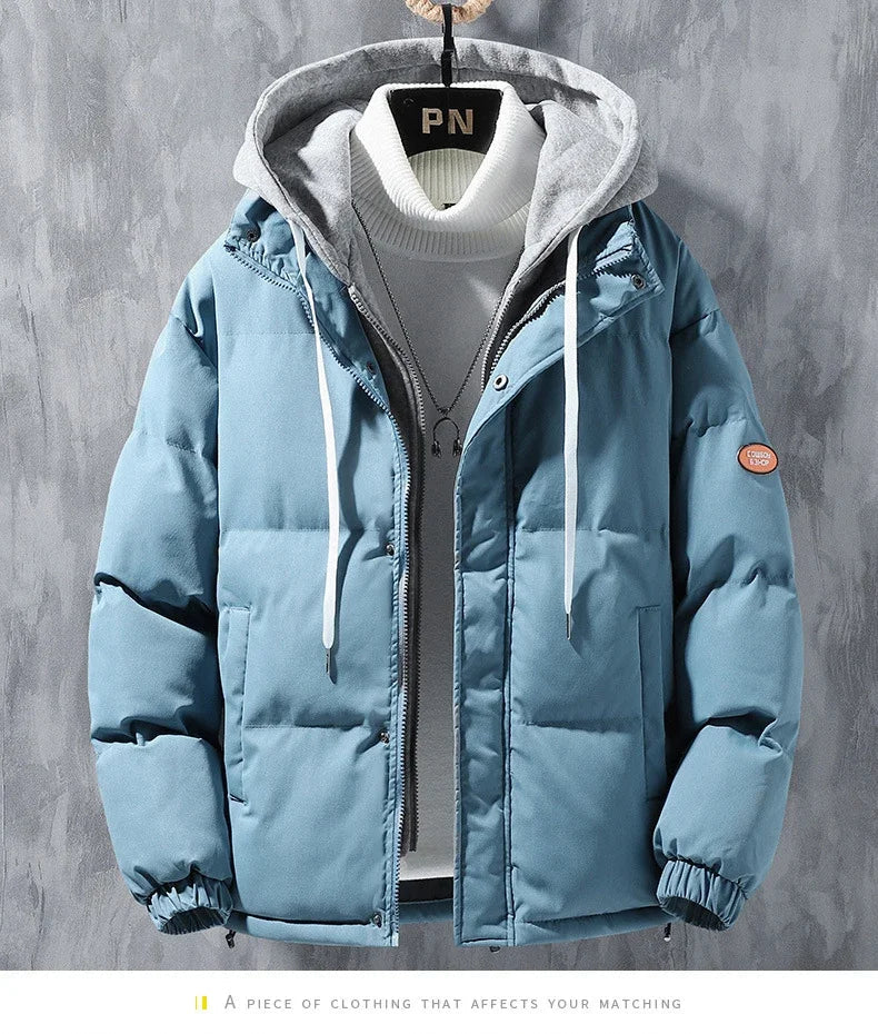 Male Coat Windbreaker Jackets For Men Fashion Parkas Autumn Winter Overcoat Men's Casual Jacket Keep Warm Windproof Hombre New Master Coach HQ