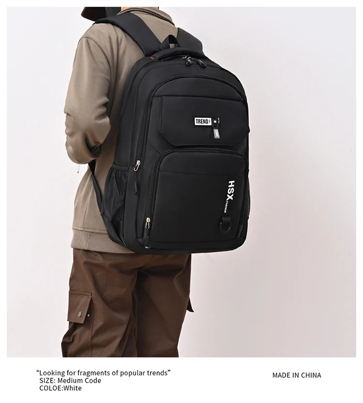 FashionLuxury Brand Man's Backpack High Quality Man's Bags Large Capacity Computer Bag Waterproof School Bags Handbag For Man Master Coach HQ