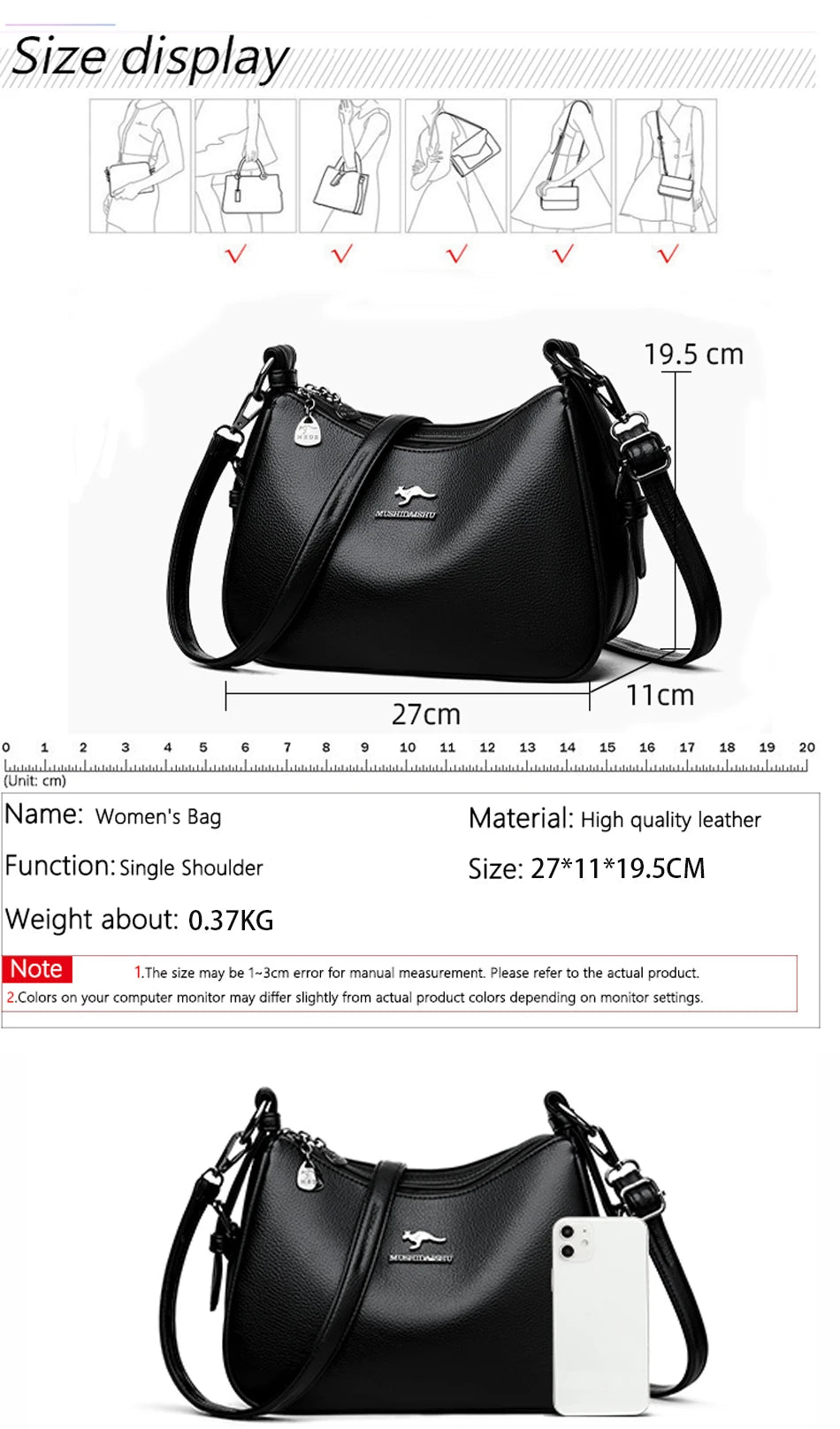 Luxury Designer Ladies Handbags New High Quality Leather Shoulder Bag For Women Female Retro And Minimalist Crossbody Bags Purse Master Coach HQ