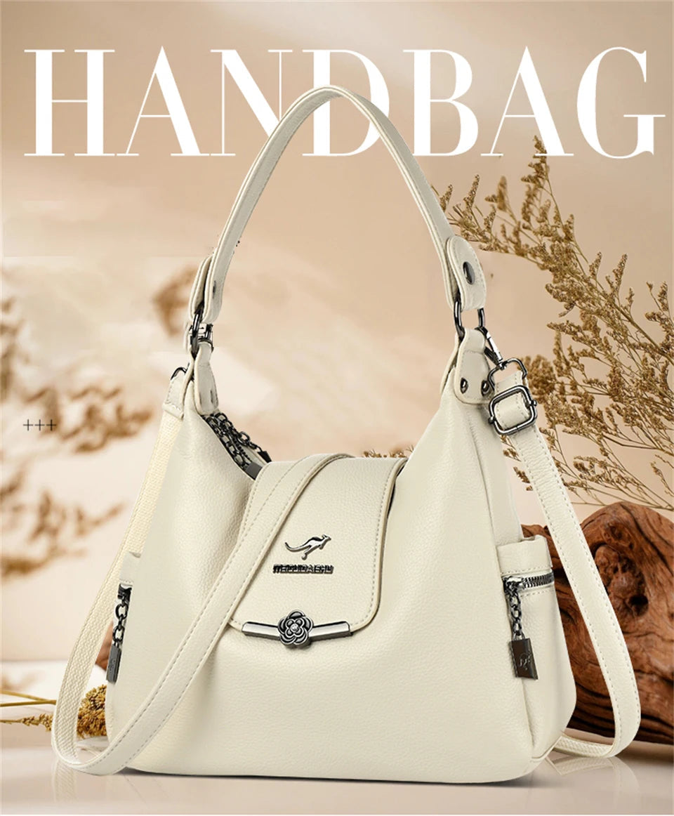 Luxury Handbags Women Shoulder Bags Designer Ladies Large Capacity Tote Famous Brand Quality Leather Crossbody Messenger Bag Master Coach HQ