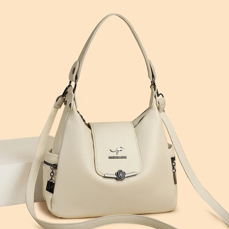 Luxury Handbags Women Shoulder Bags Designer Ladies Large Capacity Tote Famous Brand Quality Leather Crossbody Messenger Bag Master Coach HQ