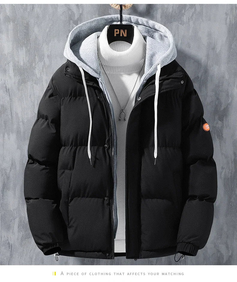 Male Coat Windbreaker Jackets For Men Fashion Parkas Autumn Winter Overcoat Men's Casual Jacket Keep Warm Windproof Hombre New Master Coach HQ