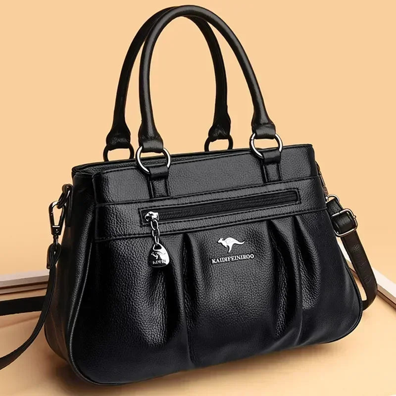 Luxury Handbags Women Bags Designer 3 Layers Leather Hand Bags Big Capacity Tote Bag for Women Vintage Top-handle Shoulder Bags Master Coach HQ