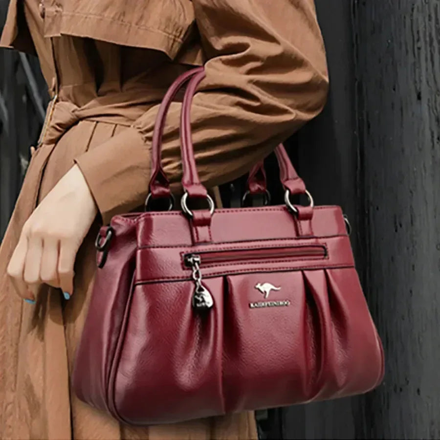 Luxury Handbags Women Bags Designer 3 Layers Leather Hand Bags Big Capacity Tote Bag for Women Vintage Top-handle Shoulder Bags Master Coach HQ