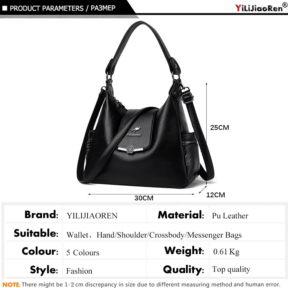 Luxury Handbags Women Shoulder Bags Designer Ladies Large Capacity Tote Famous Brand Quality Leather Crossbody Messenger Bag Master Coach HQ