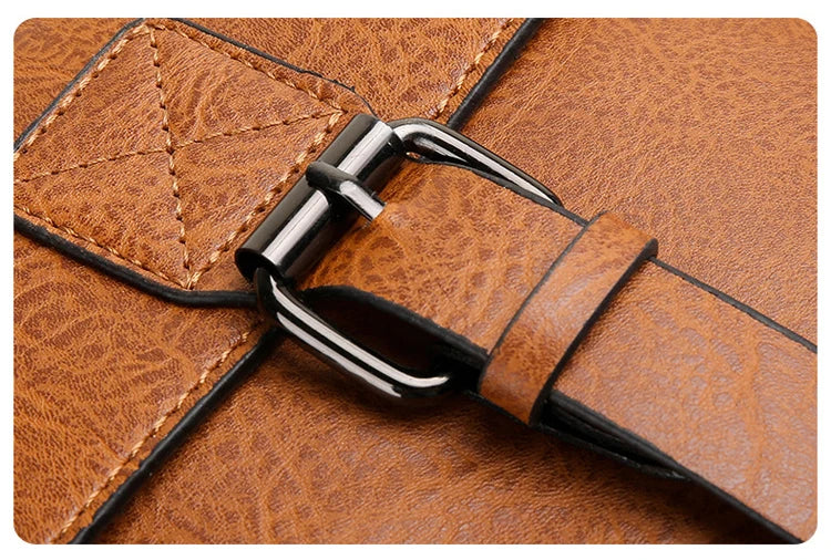 Luxury Brand Man Business Briefcase Bag PU Leather Messenger Shoulder Bag Men Office Lunch Bags For Laptop A4 File Male Handbags Master Coach HQ