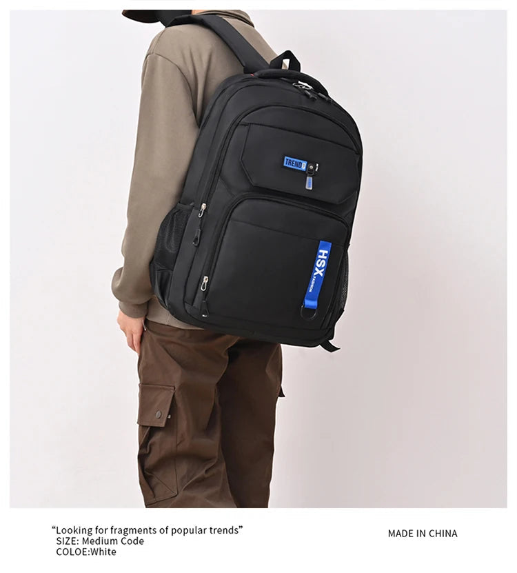 FashionLuxury Brand Man's Backpack High Quality Man's Bags Large Capacity Computer Bag Waterproof School Bags Handbag For Man Master Coach HQ