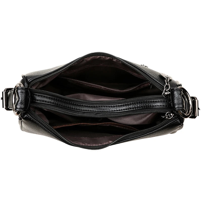 Luxury Designer Ladies Handbags New High Quality Leather Shoulder Bag For Women Female Retro And Minimalist Crossbody Bags Purse Master Coach HQ