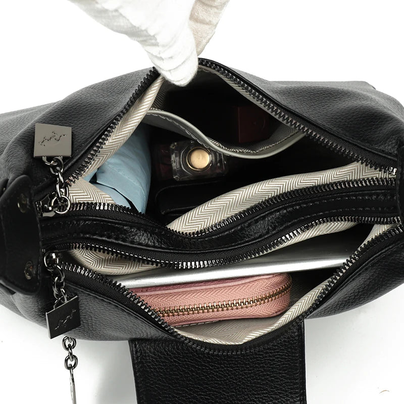 Luxury Handbags Women Shoulder Bags Designer Ladies Large Capacity Tote Famous Brand Quality Leather Crossbody Messenger Bag Master Coach HQ