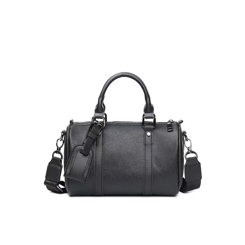 Luxury Men's Crossbody Bag New Fashion Design Crossbdoy Bags Men Soft PU Leather Male Shoulder Bag Barrel Shaped Handbag Master Coach HQ