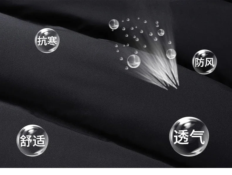 Male Coat Windbreaker Jackets For Men Fashion Parkas Autumn Winter Overcoat Men's Casual Jacket Keep Warm Windproof Hombre New Master Coach HQ