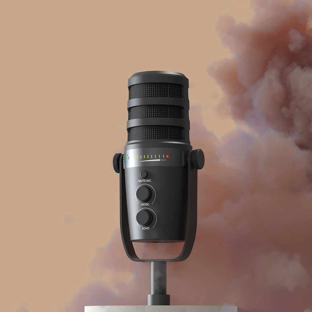 Professional USB Condenser Microphone Metal Reverb Noise-canceling Microphone For PC Recording Streaming Podcast Plug And Play Master Coach HQ