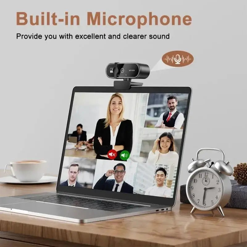 4K Webcam Video Camera 2K Autofocus Streaming Web Cam With Microphone Full HD 1080P Webcams for PC/Computer/Laptop Master Coach HQ