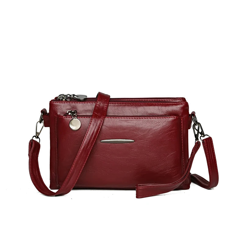 Luxury Designer Multilayer Ladies Handbags High Quality Leather Shoulder Bags Women 2025 Female Crossbody Bag Purses and  Sac Master Coach HQ