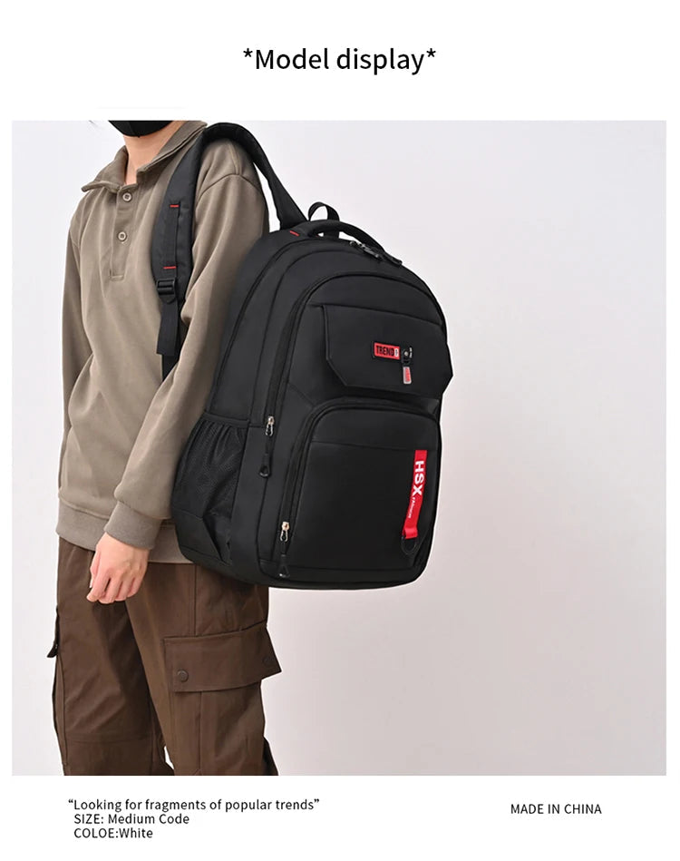 FashionLuxury Brand Man's Backpack High Quality Man's Bags Large Capacity Computer Bag Waterproof School Bags Handbag For Man Master Coach HQ