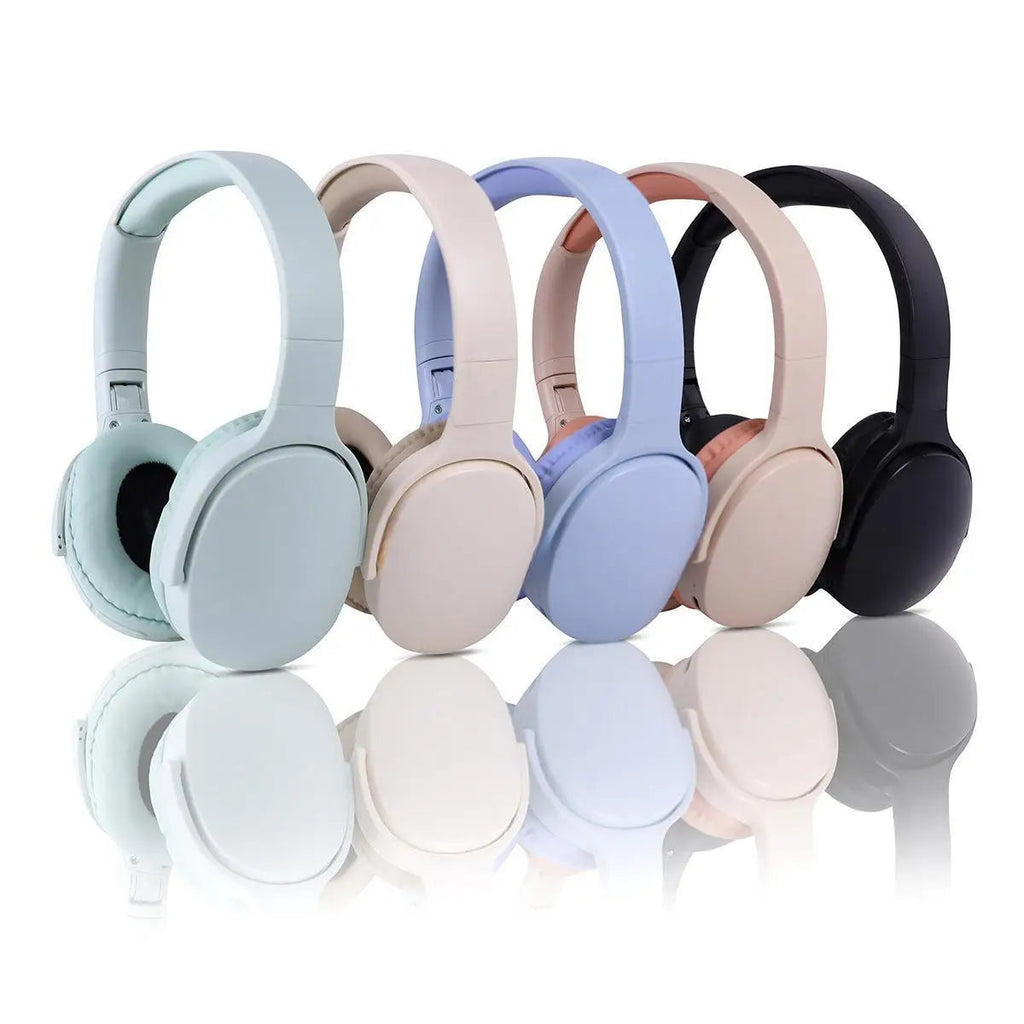 Fashionable Bluetooth wireless headphones, over-ear, deep bass, sports stereo, high fidelity, long battery life, universal Master Coach HQ