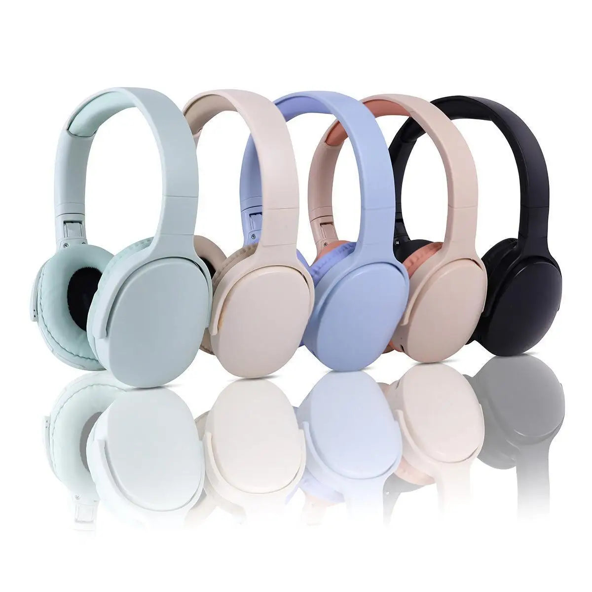 Fashionable Bluetooth wireless headphones, over-ear, deep bass, sports stereo, high fidelity, long battery life, universal Master Coach HQ