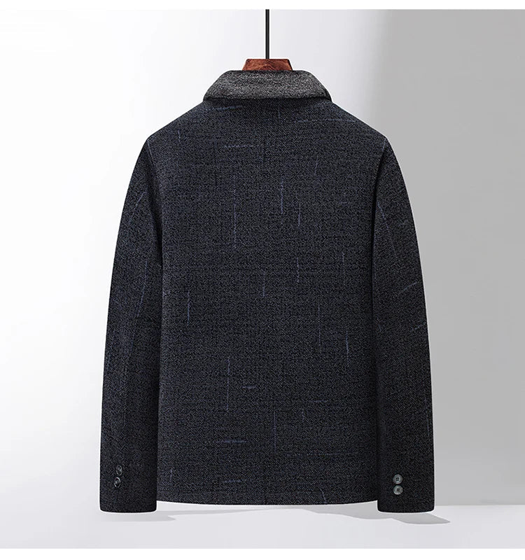 2024 Men Woolen Coats Men's business Casual Trench Coat Winter Coat with wool inner Man Autumn and Winter Wool Coat for Men Master Coach HQ