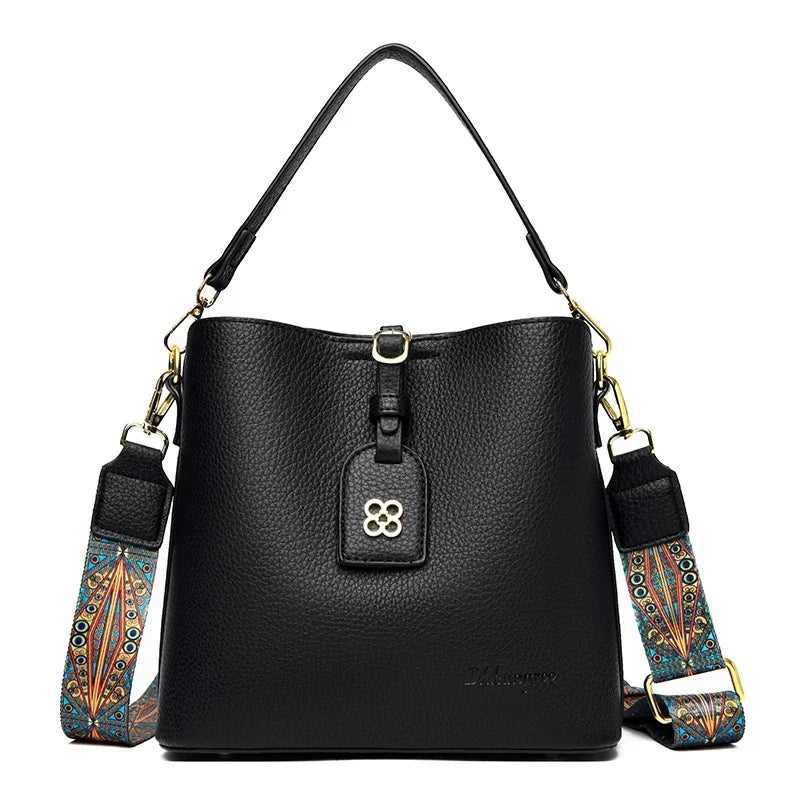 Luxury Designer High Quality Leather Women's Handbag Purses 3 Layers Multifunctional Ladies Shoulder Messenger Bags Sac Femme Master Coach HQ