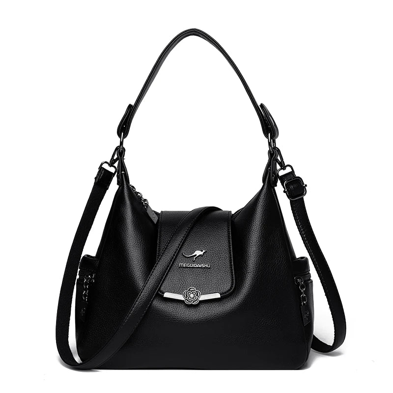 Luxury Handbags Women Shoulder Bags Designer Ladies Large Capacity Tote Famous Brand Quality Leather Crossbody Messenger Bag Master Coach HQ