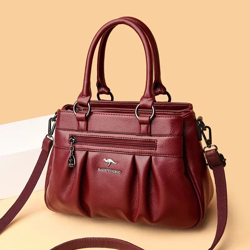 Luxury Handbags Women Bags Designer 3 Layers Leather Hand Bags Big Capacity Tote Bag for Women Vintage Top-handle Shoulder Bags Master Coach HQ