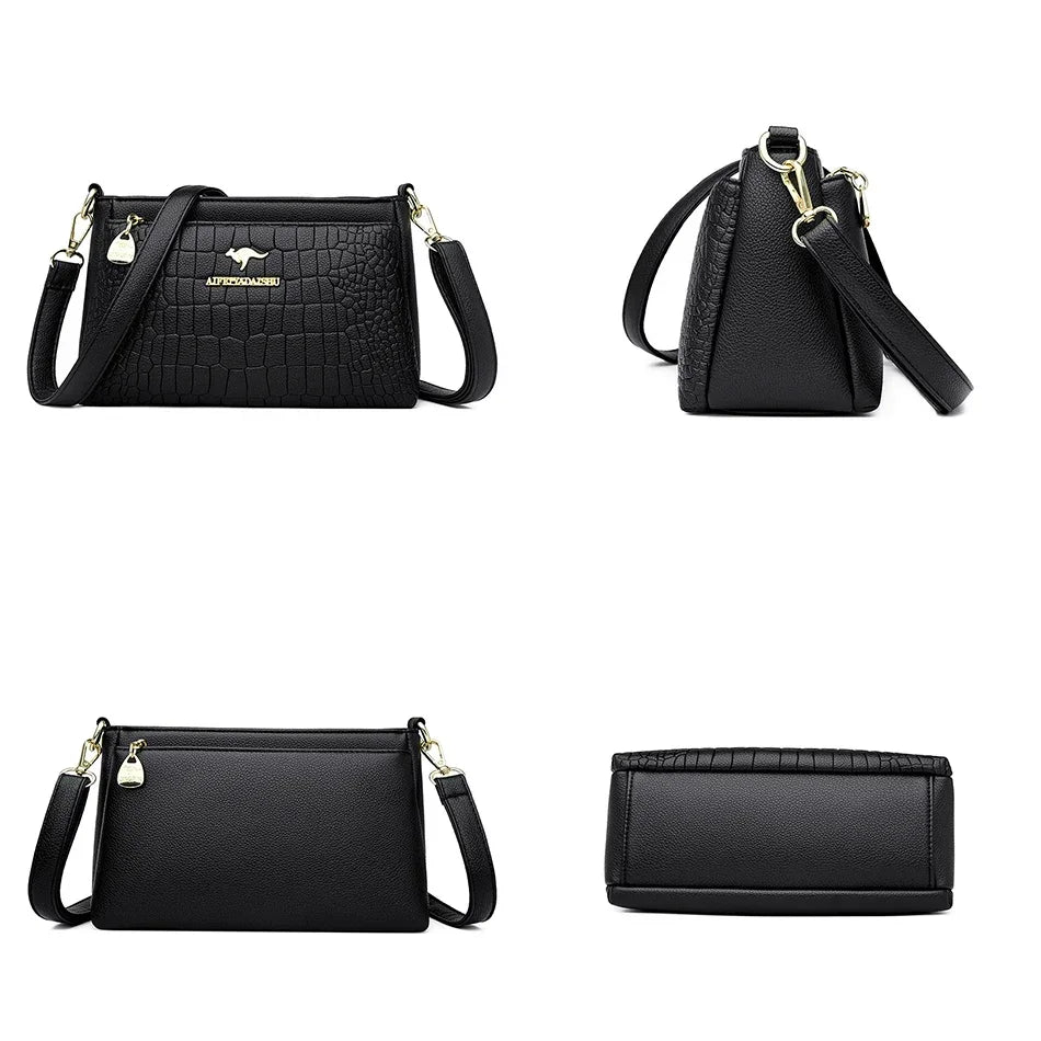 Luxury Designer Ladies Handbags High Quality Leather Shoulder Bags for Women 2025 Female Crossbody Bag Purses and Handbags Sac Master Coach HQ