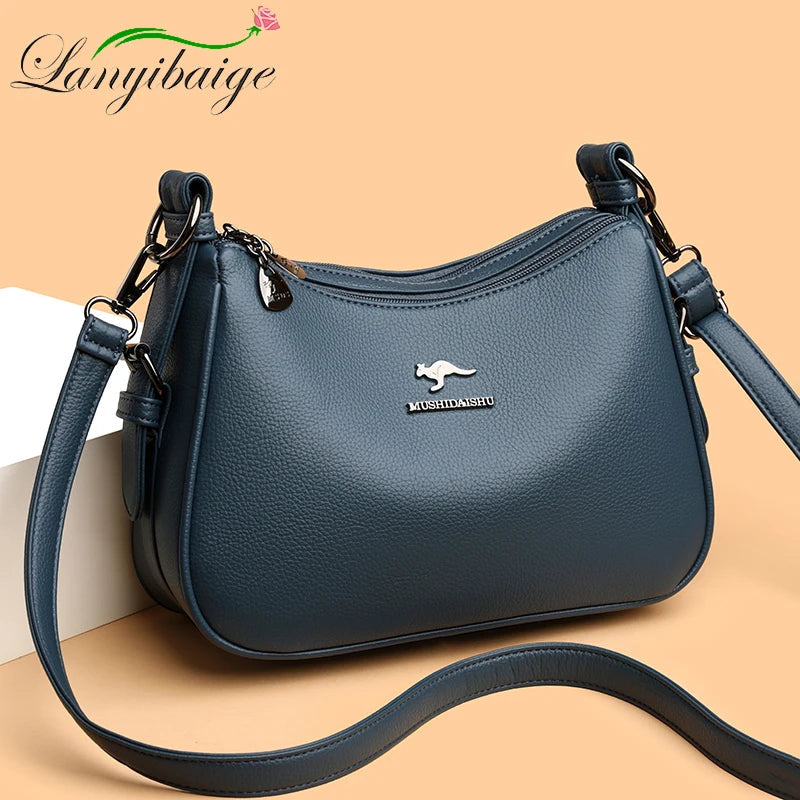 Luxury Designer Ladies Handbags New High Quality Leather Shoulder Bag For Women Female Retro And Minimalist Crossbody Bags Purse Master Coach HQ