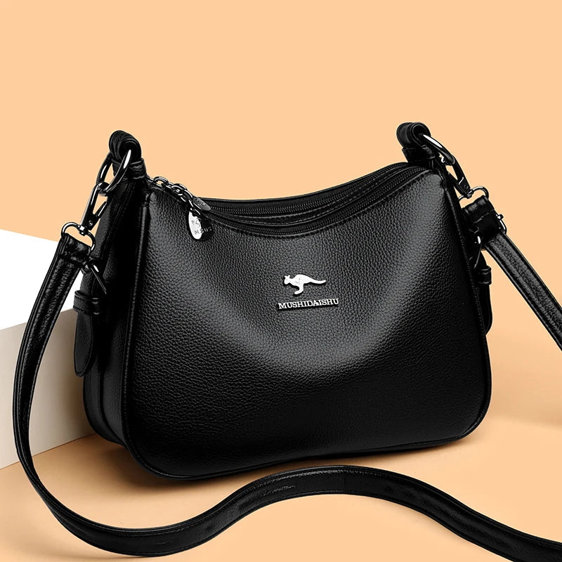 Luxury Designer Ladies Handbags New High Quality Leather Shoulder Bag For Women Female Retro And Minimalist Crossbody Bags Purse Master Coach HQ