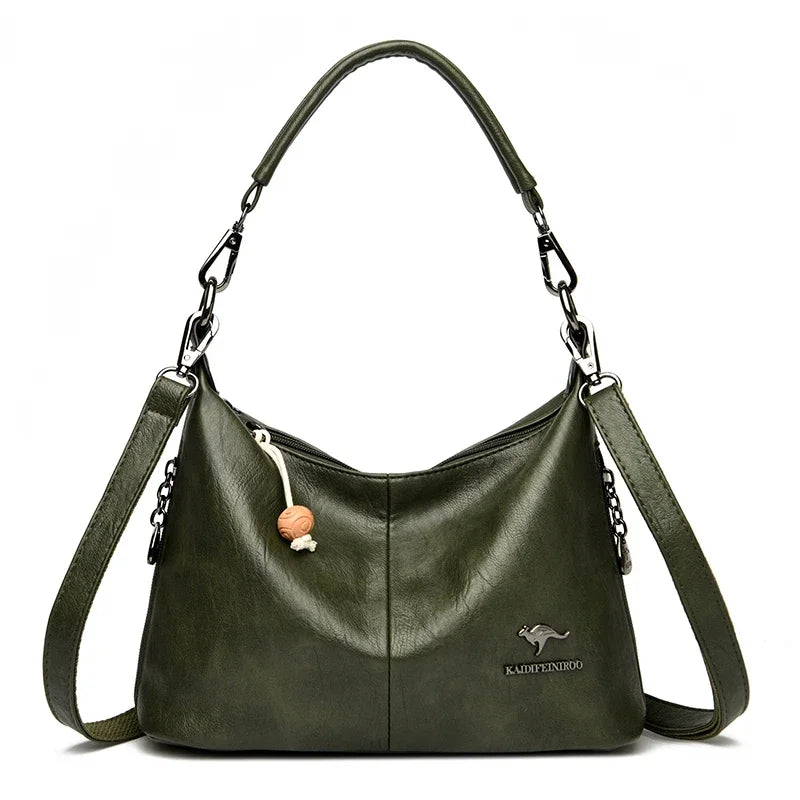 Luxury Handbags Women Bags Designer High-quality Leather Shoulder Bags for Women 2024 Casual Solid Color Purse and Handbags Sac Master Coach HQ